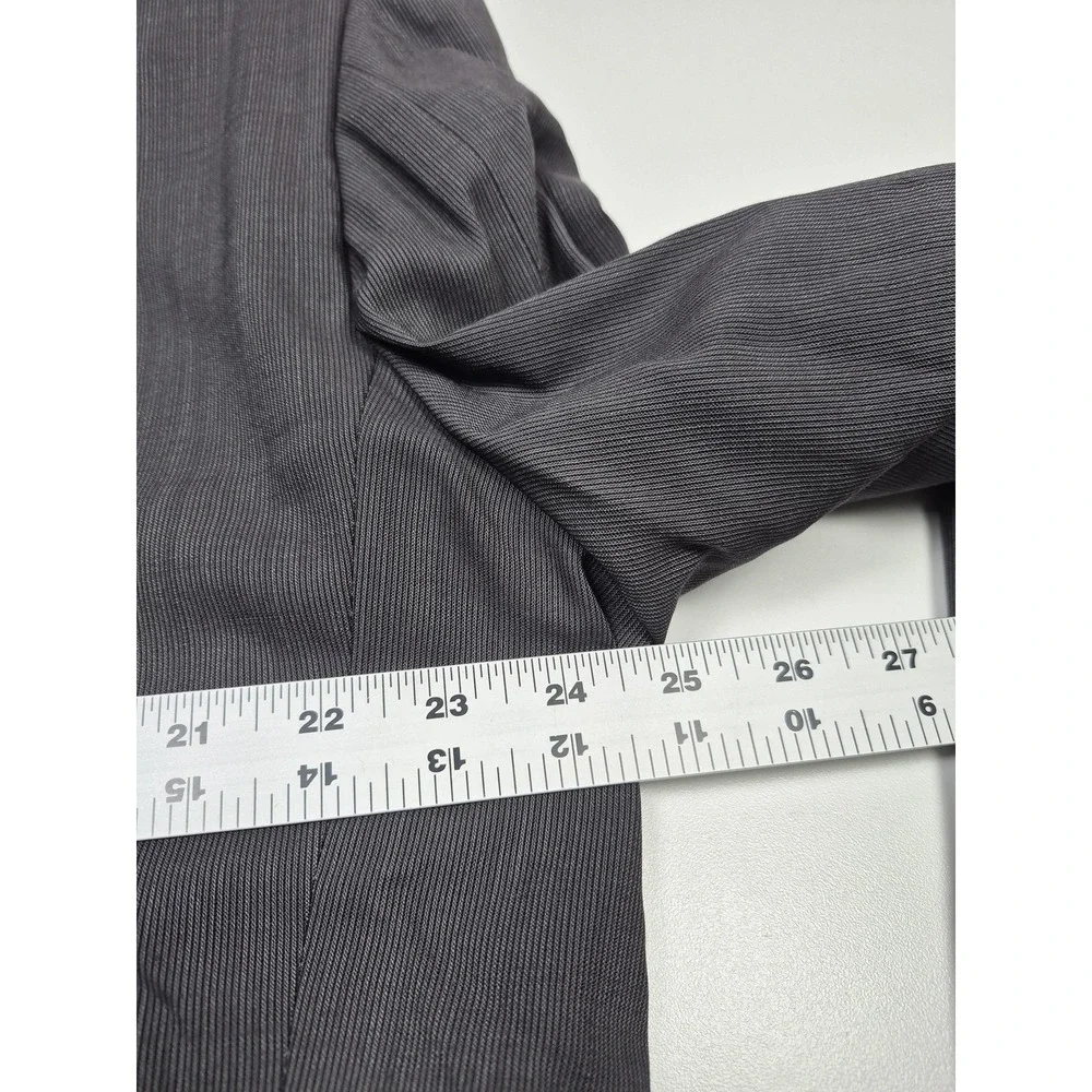 Zanieri Suit Mens 50 Long Gray Wool 2 Piece 44x36 Super 100s Reda Italy NWT FLAW